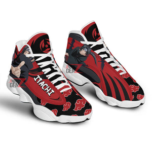 Naruto Akatsuki Uchiha Itachi Air Jordan 13 Sneakers Custom Anime Shoes