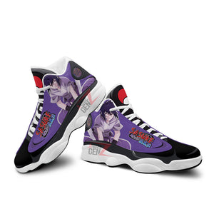 Naruto Uchiha Sasuke Air Jordan 13 Sneakers Custom Anime Shoes