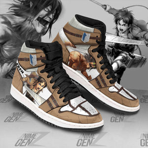 Attack On Titan JD Sneakersren Yeager Custom Anime Shoes