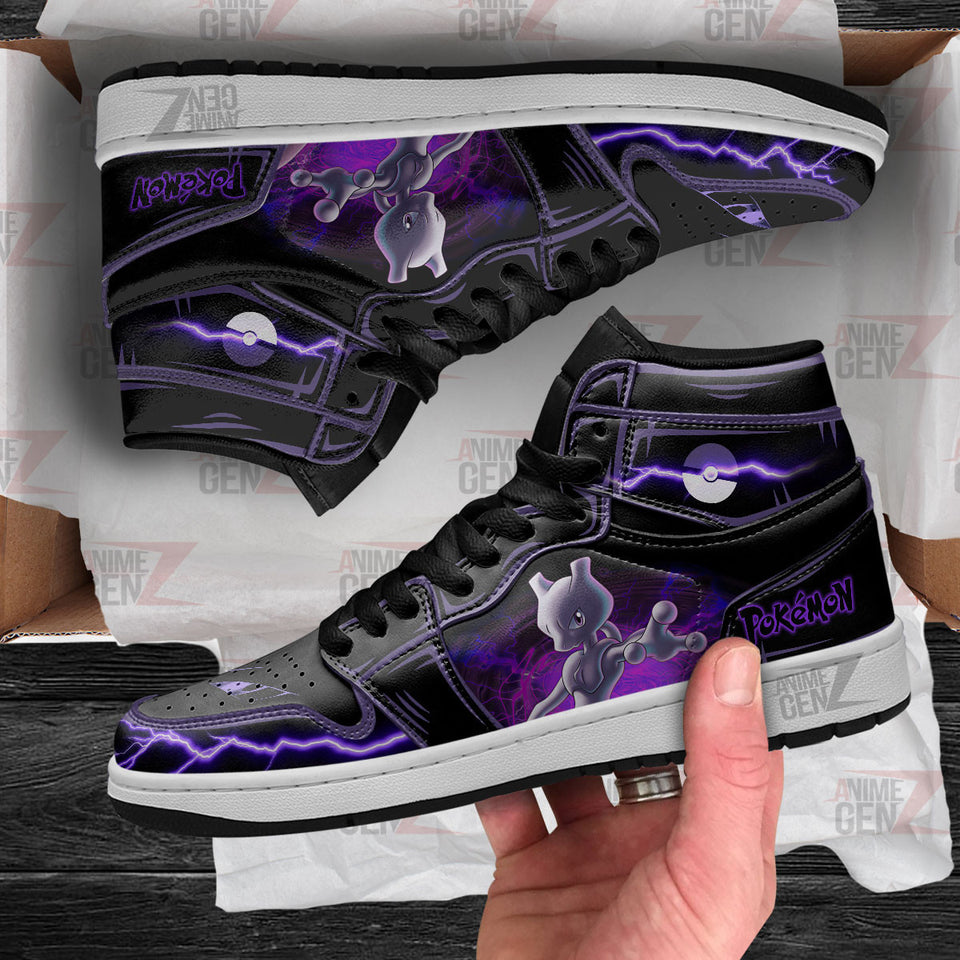 Pokemon Mewtwo JD Sneakers Custom Anime Shoes