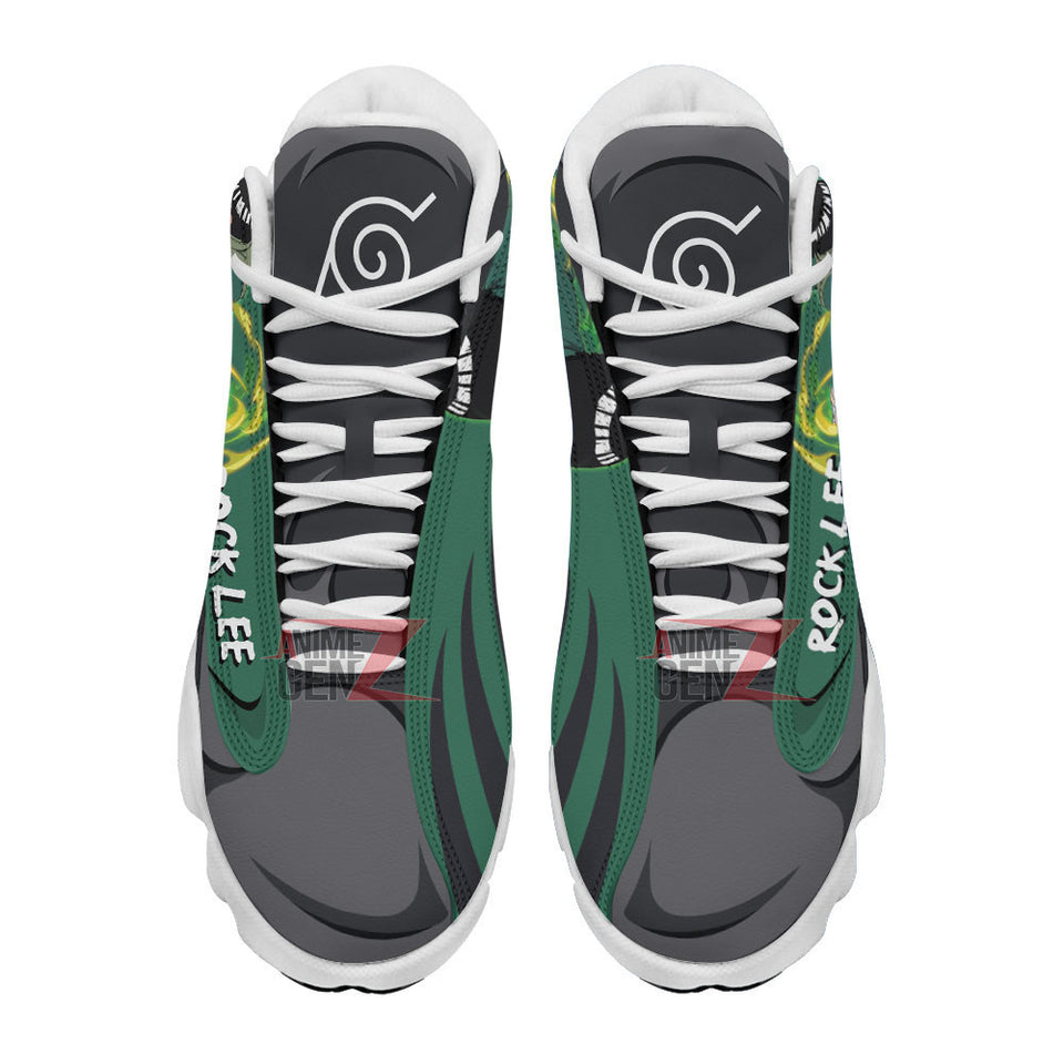 Naruto Rock Lee Air Jordan 13 Sneakers Custom Anime Shoes