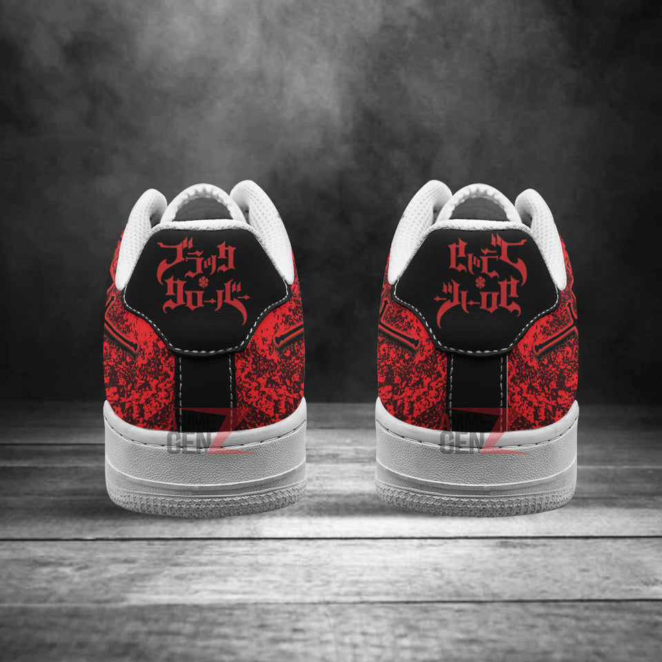 Black Clover Asta Air Sneakers Custom Anime Shoes