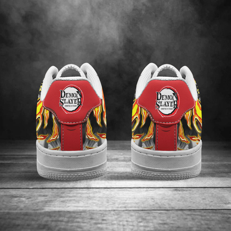 Demon Slayer Rengoku Air Sneakers Custom Anime Shoes