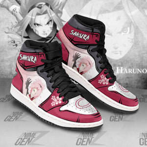 Naruto Sakura Haruno JD Sneaker Custom Anime Shoes