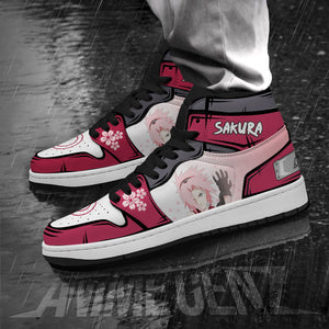 Naruto Sakura Haruno JD Sneaker Custom Anime Shoes