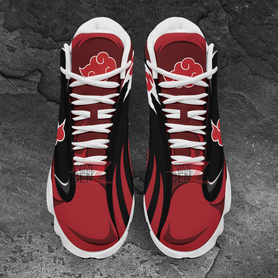 Naruto Akatsuki Air Jordan 13 Sneakers Custom Anime Shoes
