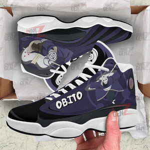 Naruto Uchiha Obito Air Jordan 13 Sneakers Custom Anime Shoes