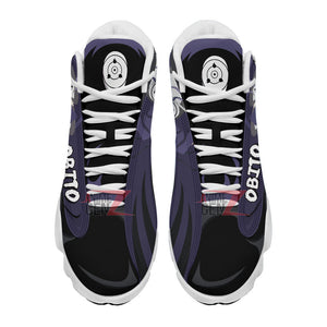 Naruto Uchiha Obito Air Jordan 13 Sneakers Custom Anime Shoes