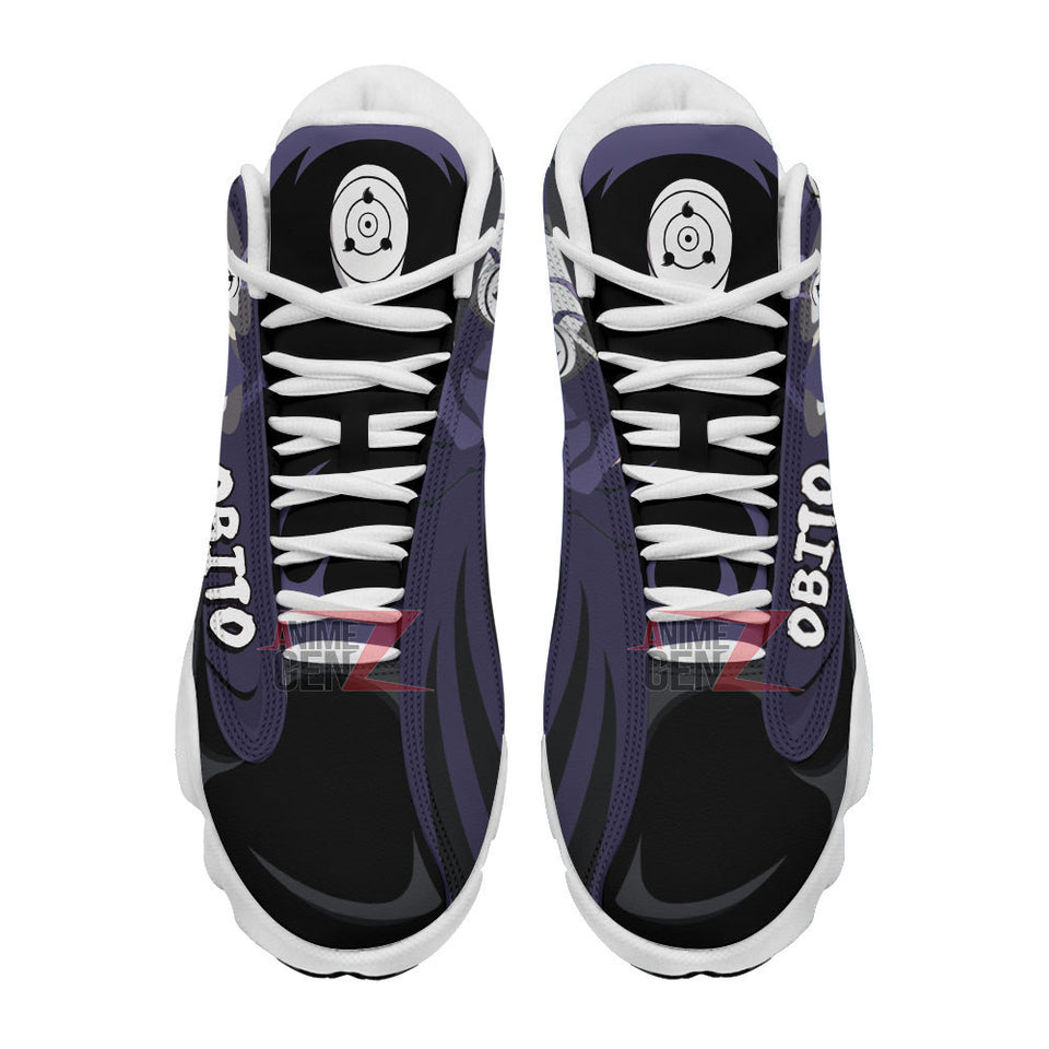 Naruto Uchiha Obito Air Jordan 13 Sneakers Custom Anime Shoes