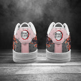 Demon Slayer Nezuko symbol Air Sneakers Custom Anime Shoes