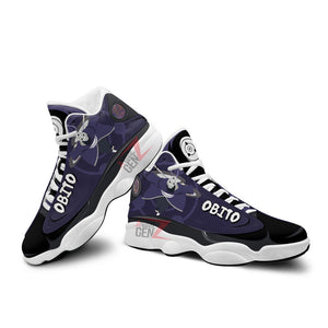 Naruto Uchiha Obito Air Jordan 13 Sneakers Custom Anime Shoes