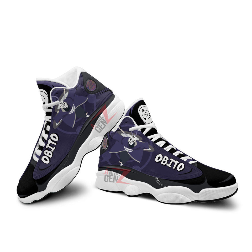 Naruto Uchiha Obito Air Jordan 13 Sneakers Custom Anime Shoes