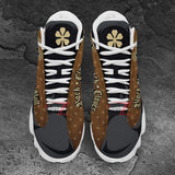 Back Clover Black Bull Air Jordan 13 Custom Anime Shoes