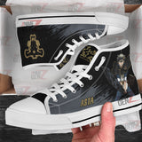 Asta Black Bull High Top Shoes Custom Anime Sneakers