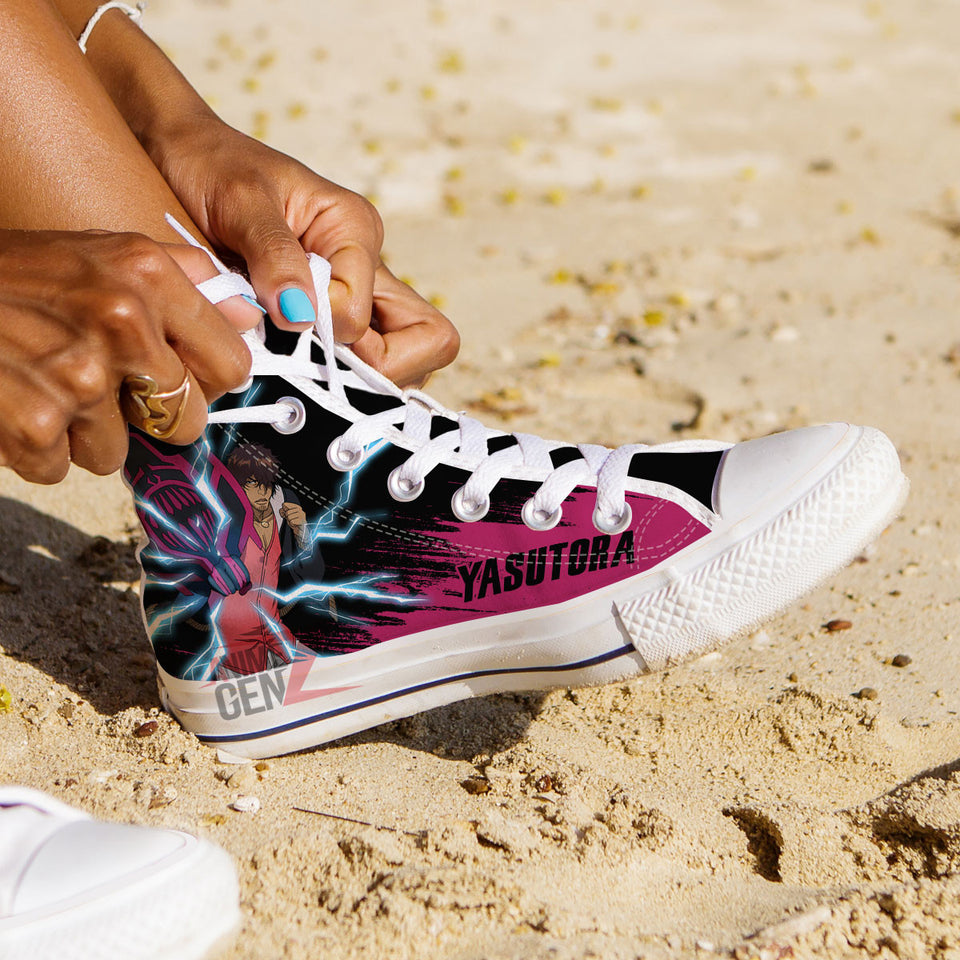 Bleach Yasutora Sado High Top Shoes Custom Anime Sneakers