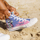 Demon Slayer Akaza High Top Shoes Custom Anime Shoes