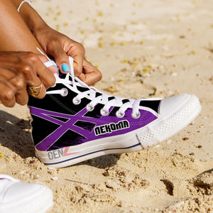 Haikyuu Shiratorizawa High Top Shoes Custom Anime Shoes