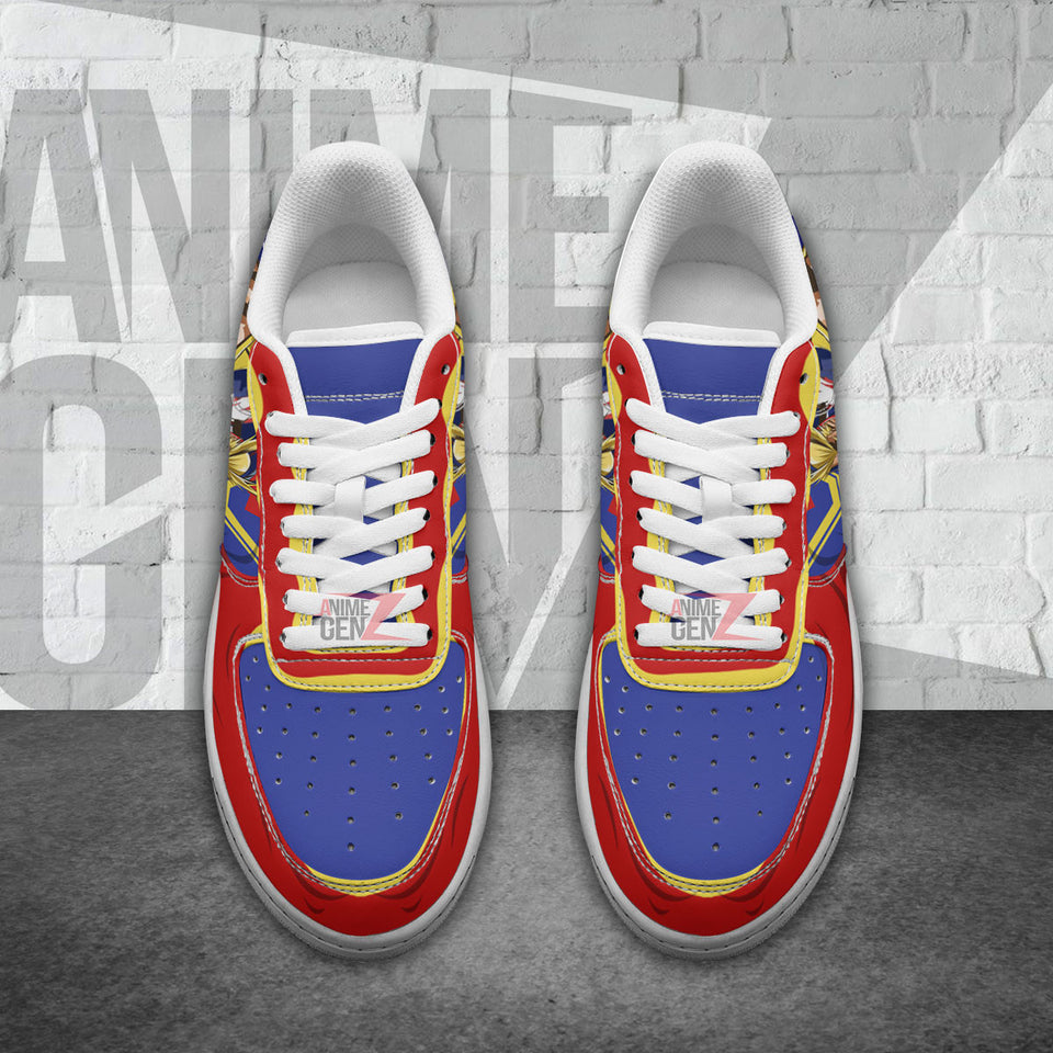 BNHA Toshinori Yagi - All Might Air Sneakers Custom Anime Shoes