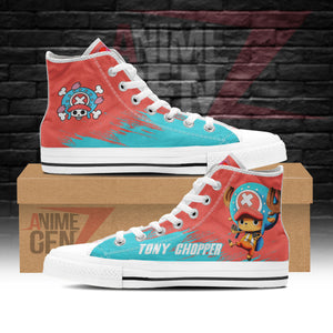 One Piece Tony Tony Chopper High Top Shoes Custom Anime Sneakers
