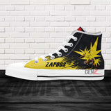 Pokemon Zapdos High Top Shoes Custom Anime Sneakers