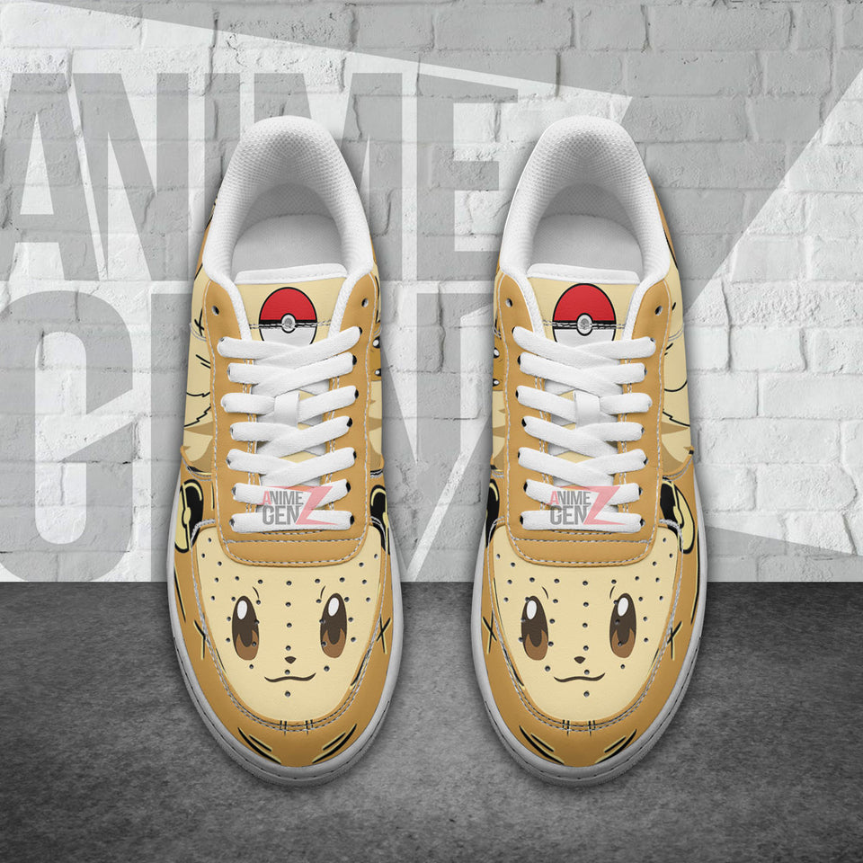 Pokemon Eevee Air Sneakers Custom Anime Shoes